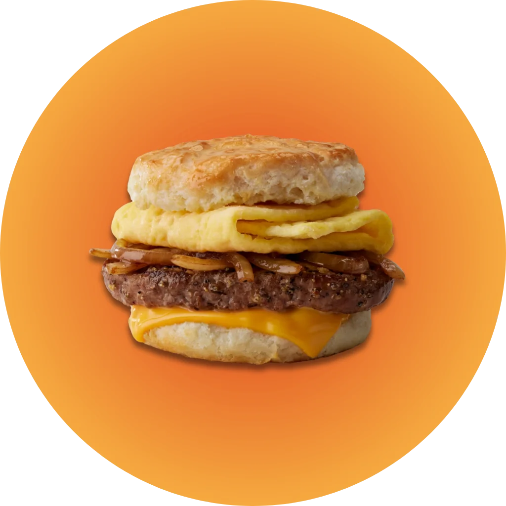 Steak Egg Biscuit